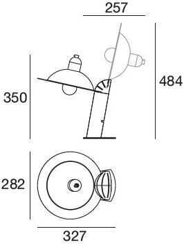 Stilnovo Регулируемая настольная лампа из абс Lampiatta sun-id-1488468 - Вид №3