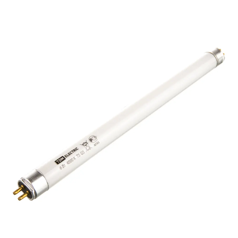 Лампа люминесцентная TDM T5 226 мм 6 Вт свет дневной 15650452 STLM-2145739 TDM ELECTRIC 