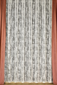 85337333 Тюль 1 м/п Жаккард сетка 290 см цвет белый STLM-0061813 ELIT HOME