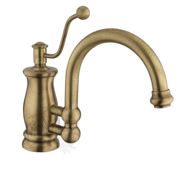 Смеситель MIGLIORE Vivaldi ML.VIV-9913.DO для раковины, золото  - Вид №1