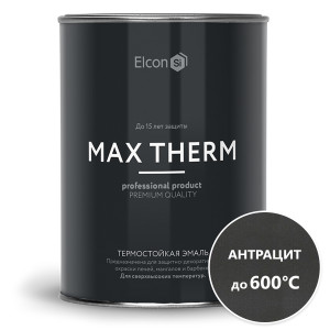 92707323 Эмаль термостойкая 00-00002887 цвет антрацит 1 л STLM-0536134 ELCON