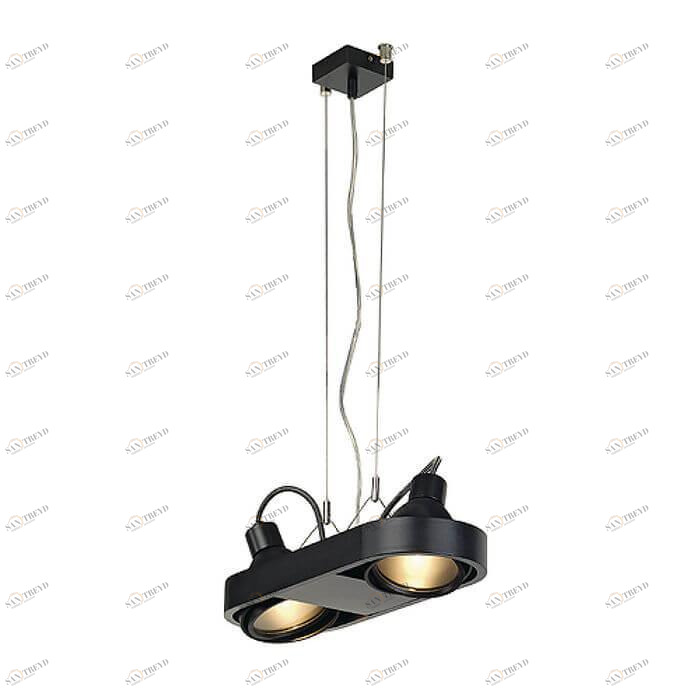 Подвесной светильник черный SLV Aixlight R Duo 159040 SLV ДИЗАЙНЕРСКИЕ, AIXLIGHT R DUO 00-3889640 Черный 