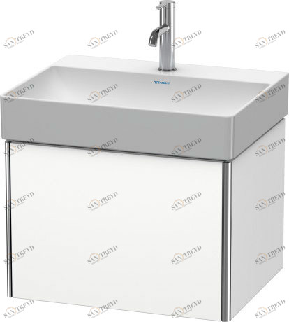 XS406101818 XSquare Тумбочка подвесная Белый матовый, декор Duravit