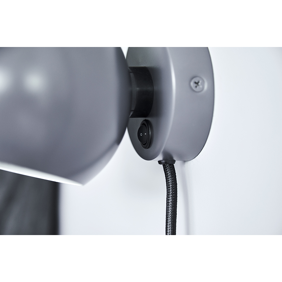 475066011 Лампа настенная ball, D12 см, белая матовая Frandsen  - Вид №4