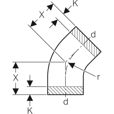368.088.16.1 Отвод Geberit PE Geberit  - Вид №8