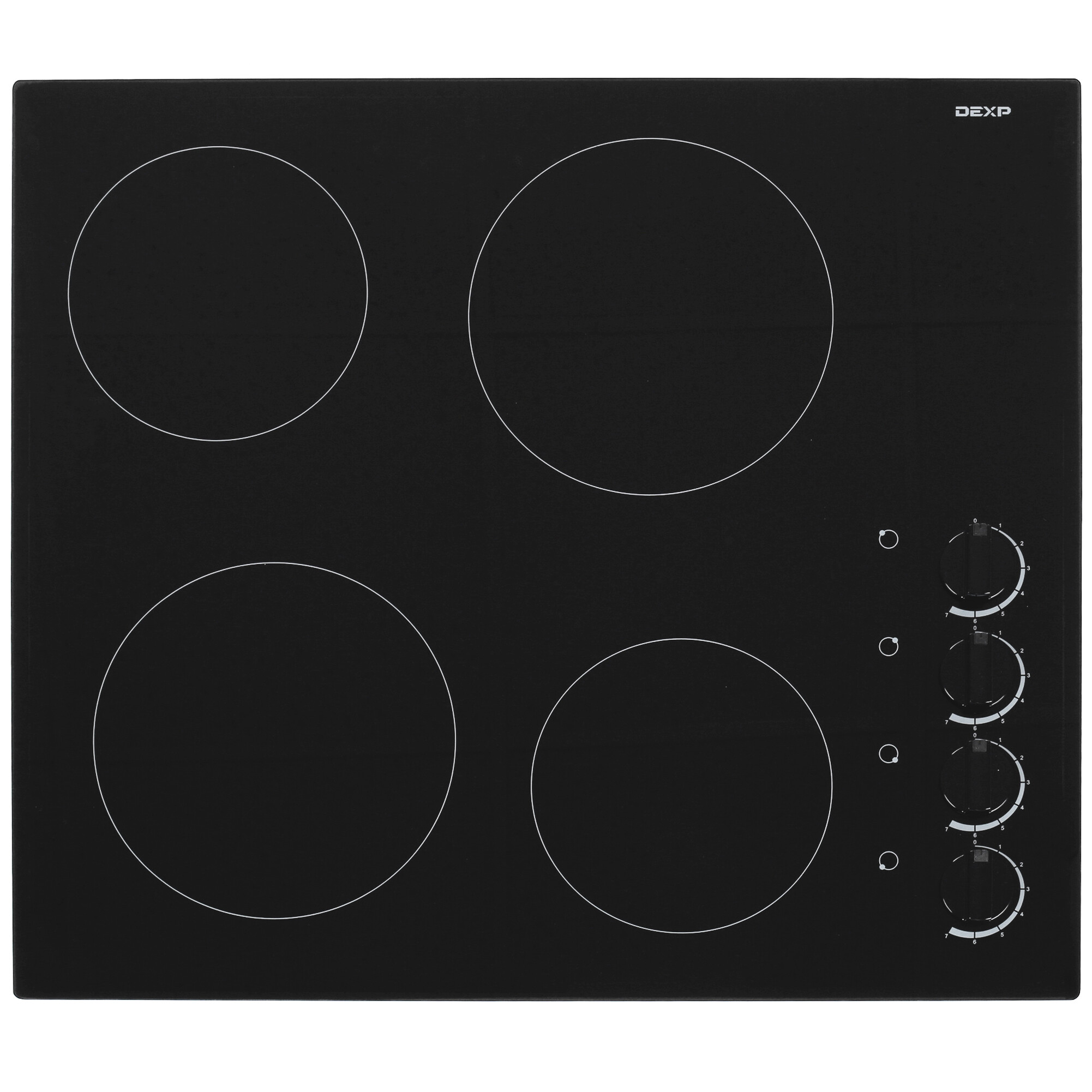 1346349 Электрическая варочная поверхность DEXP 8M4CTYL/B STDN-0019494