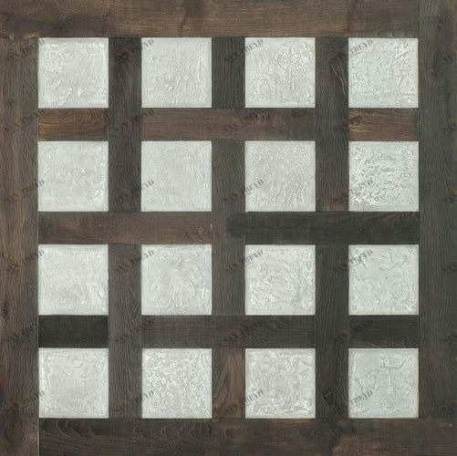 Модульный паркет Da Vinci Модульный паркет с камнем Винсдор Дуб Любая на выбор с брашью (Текстурированная) 800х800 мм 26006000186