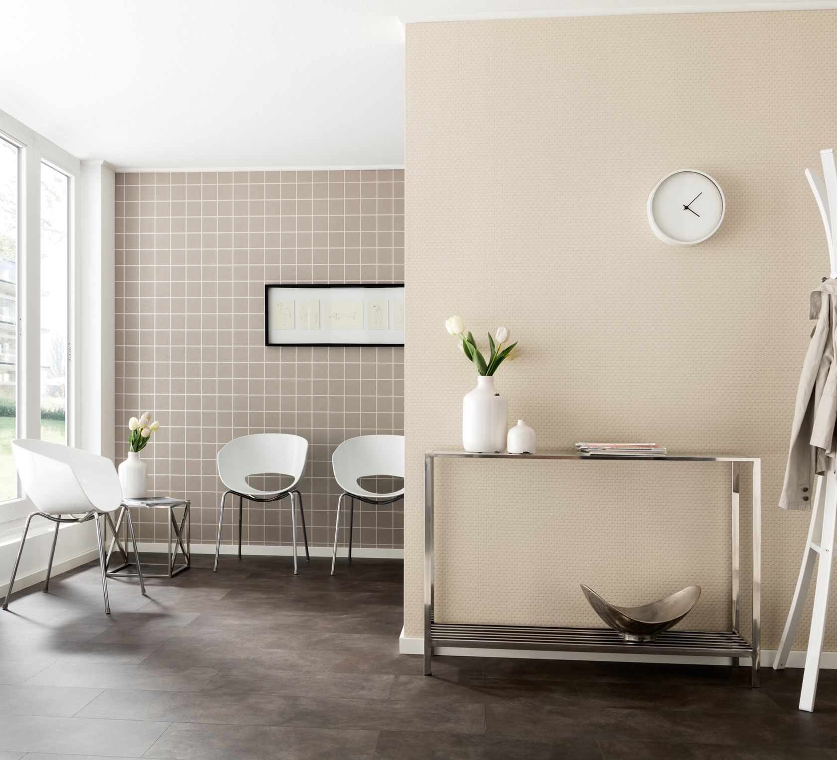 Однотонные обои с рисунком Architects Paper роскошные обои ARCH-00061031 - Вид №1