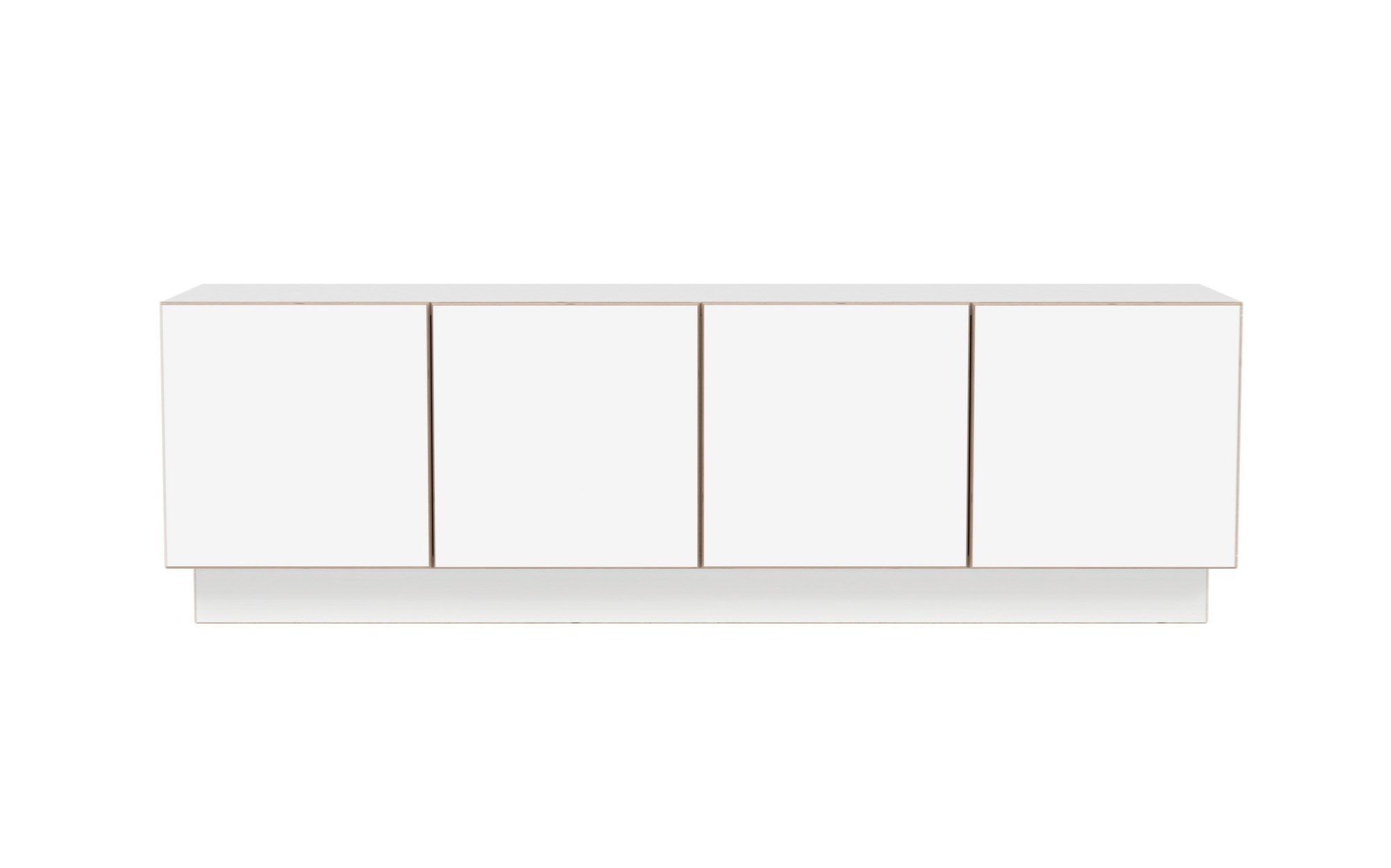 Многослойный ТВ-шкаф с распашными дверцами Radis Квадратная ARCH-00114185 - Вид №1