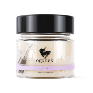 90743479 Свеча с деревянным фитилем Pink Розовое шампанское 100мл STLM-0364840 OGONEK