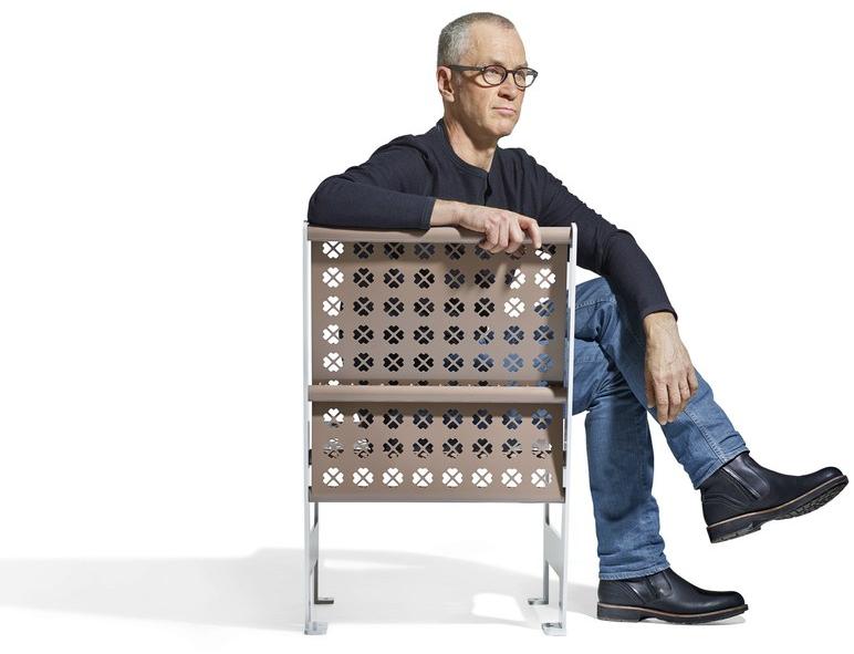 Nola Industrier Садовое кресло из стали с подлокотниками Low/high sun-id-1442851 - Вид №6