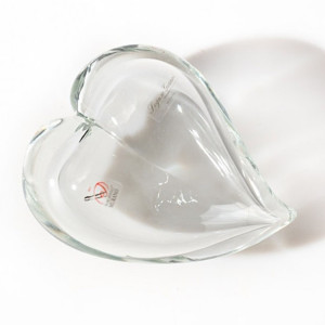 Сердце из муранского стекла ручной работы