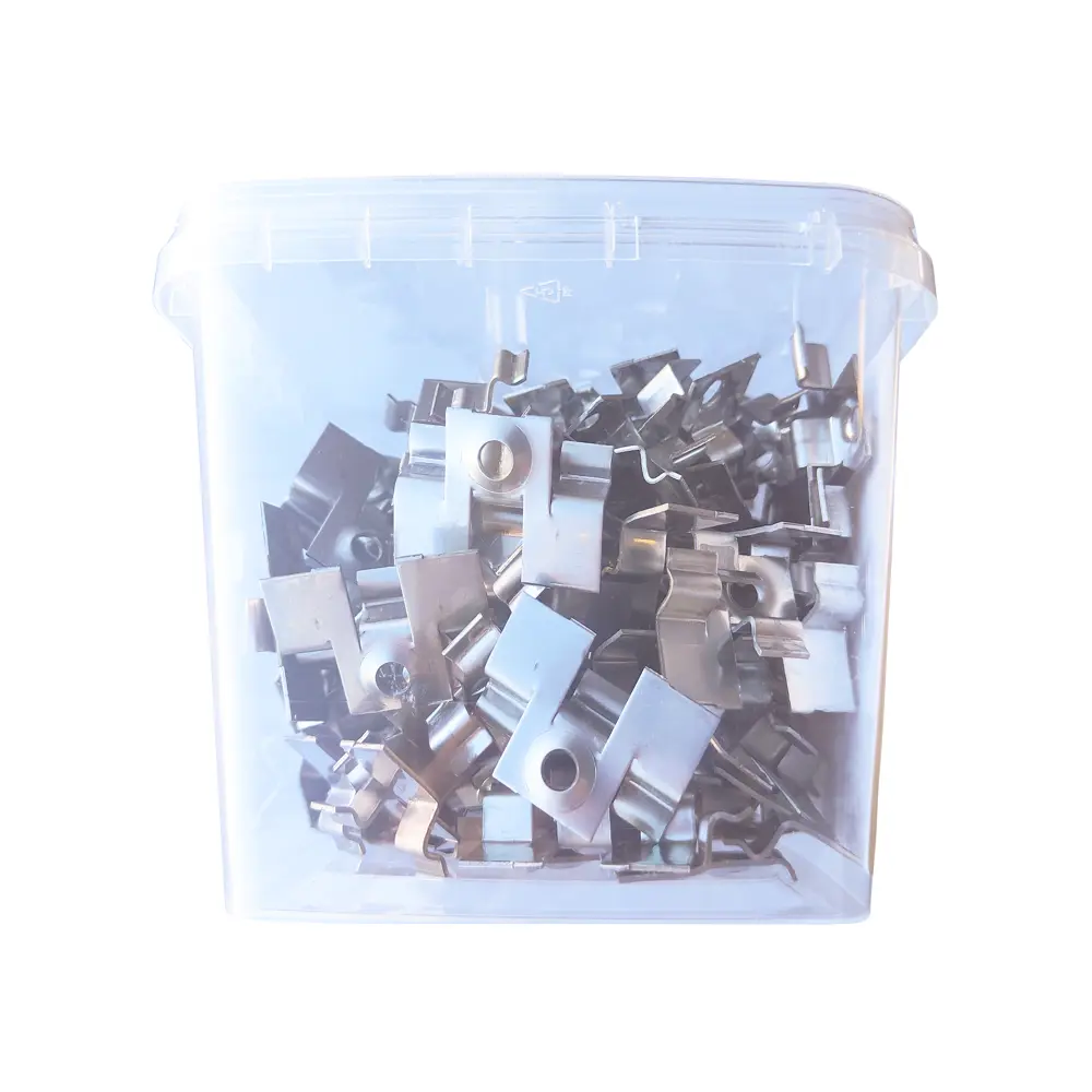 Клипса для террасной доски T-Decks 150x17 мм цвет серый 100 шт STLM-2109264 - Вид №1