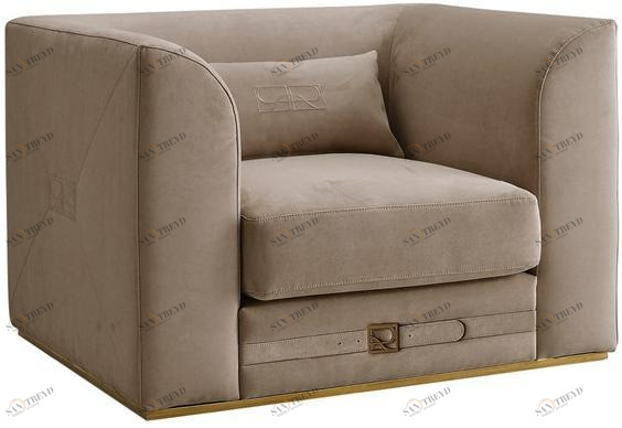 Barnini Oseo Кресло с обивкой из ткани с подлокотниками Richmond upon thames Rc98