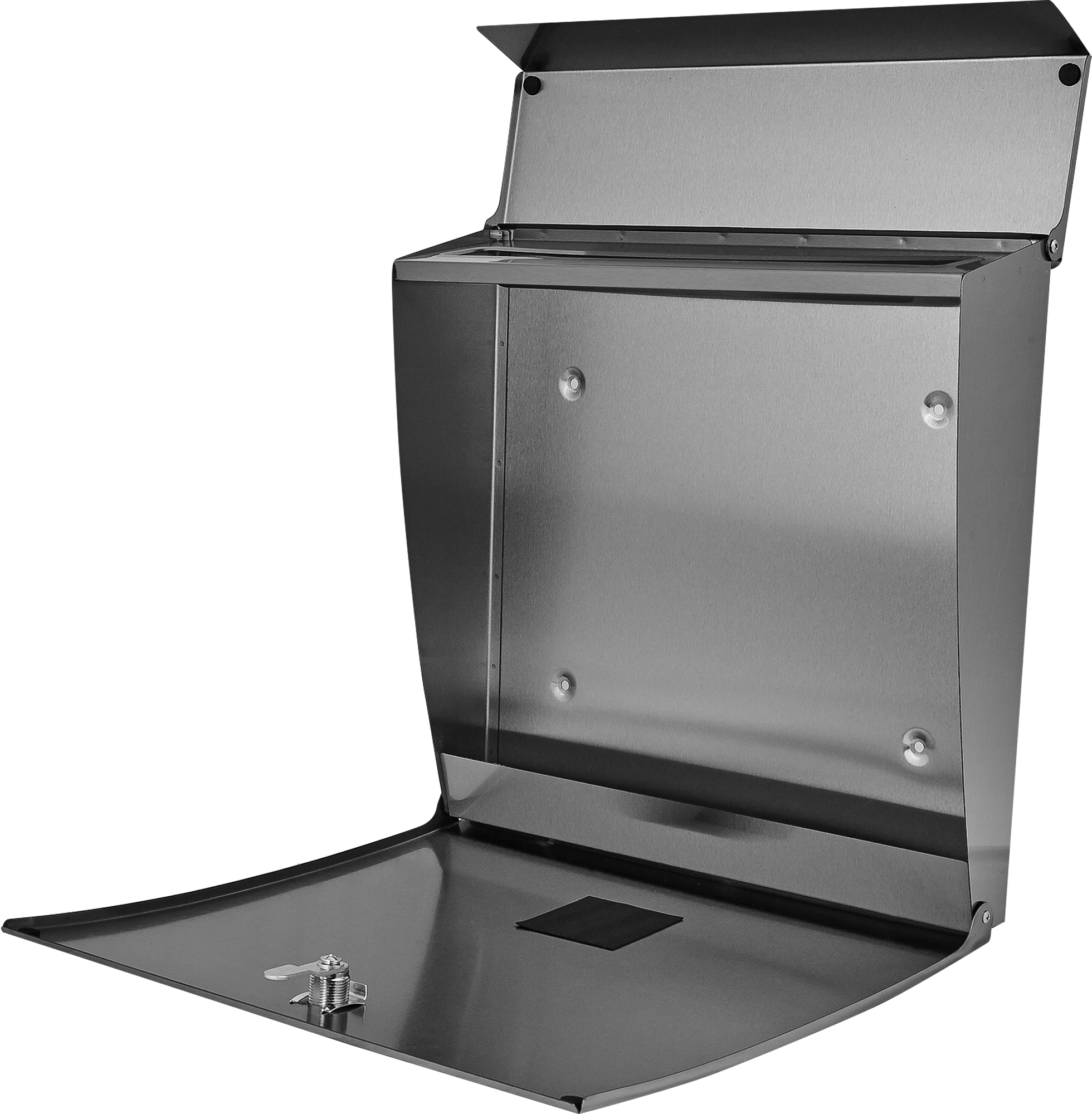Почтовый ящик STANDERS для улицы из нержавеющей стали 35×34×10 см 82034115 STLM-0017976 - Вид №1