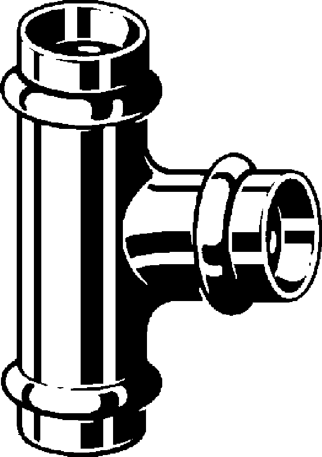 Viega Тройник Profipress 2418 (291976) 291 976 - Вид №1