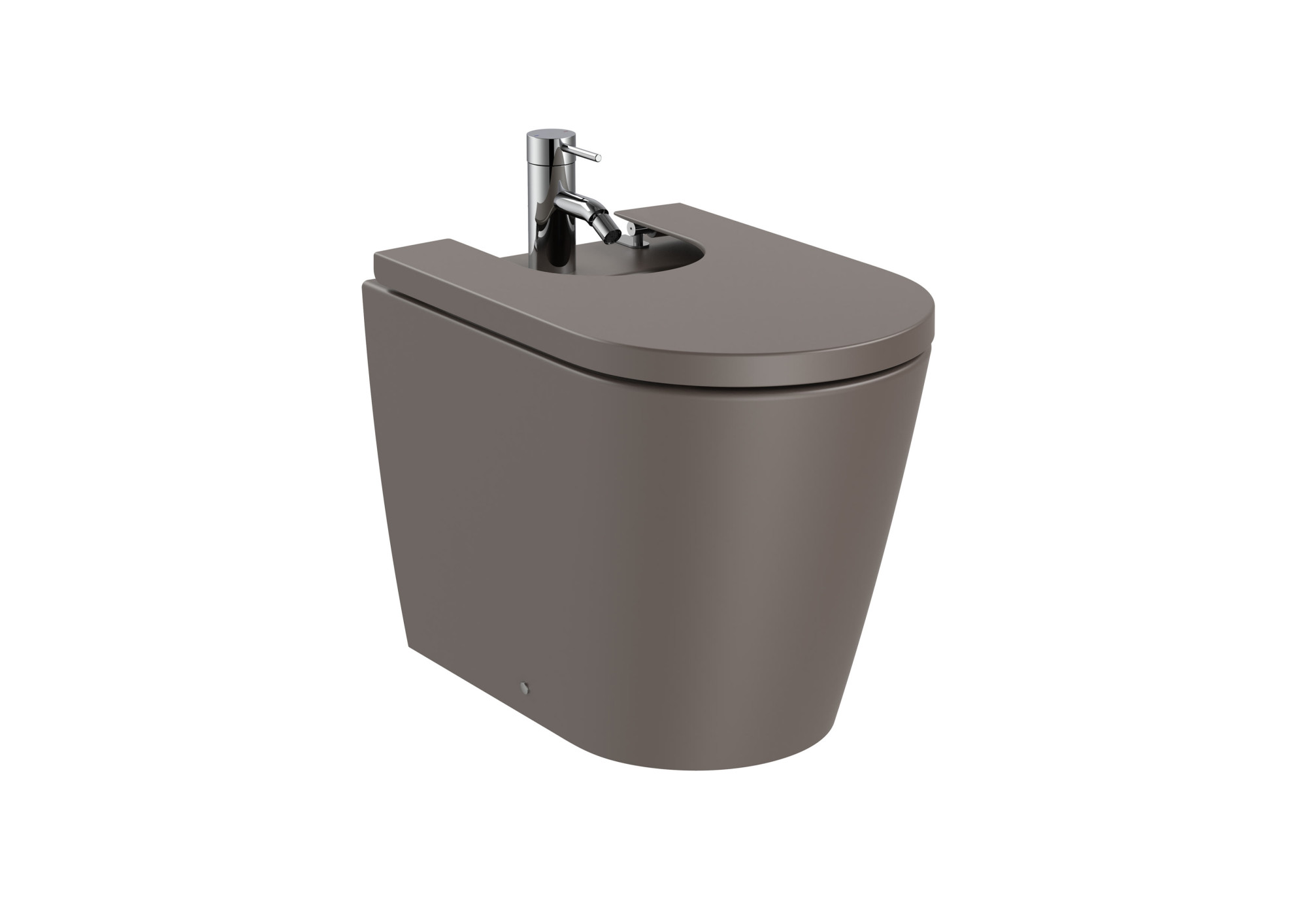 AZ57521660 ROUND - Биде настенное с мягкой крышкой ROCA Inspira 