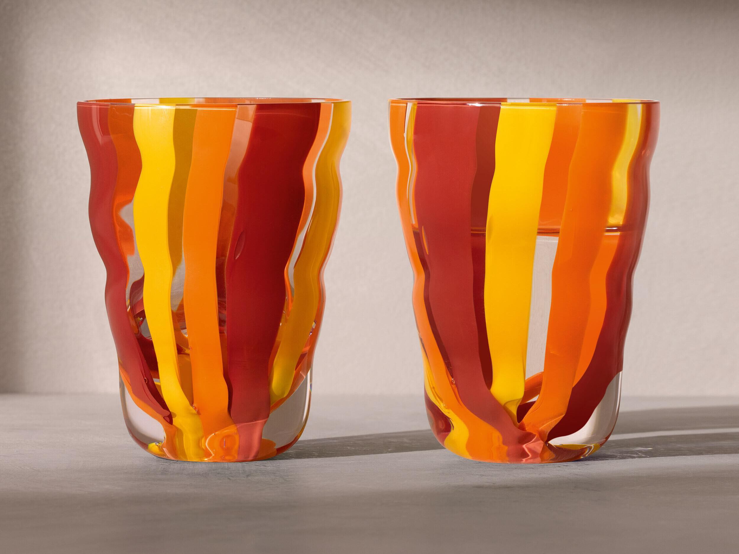 Набор стаканов из дутого стекла - 280 мл LSA Народная ARCH-00008735 - Вид №3