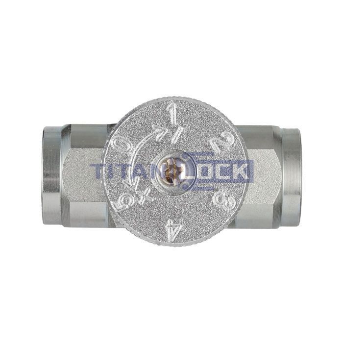 Гидравлический дроссель двунаправленный, 1/4", BP/BP, сталь, TL2WHT1/4FF TITAN LOCK  - Вид №5