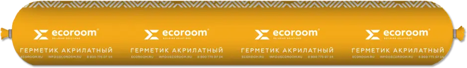 91106697 Герметик акриловый Ecoroom E-Герм-7135/сер цвет серый 154 0.6 л STLM-0487649