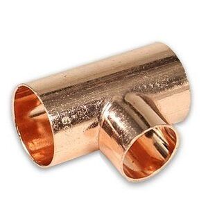 15130181518 SANHA 5130 тройник ВП, медь  18x15x18 мм