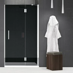 Двери в нишу 91 см LOUVRE G Novellini LOUVRE дымчатые серые