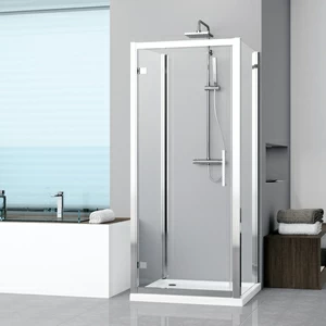 Душевой уголок 80x75 KUADRA G+F+F Novellini KUADRA