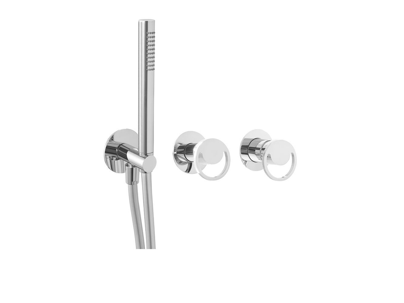 Встраиваемый смеситель для душа с 3 отверстиями и переключателем QD Magistro Lab Smile ARCH-00065398