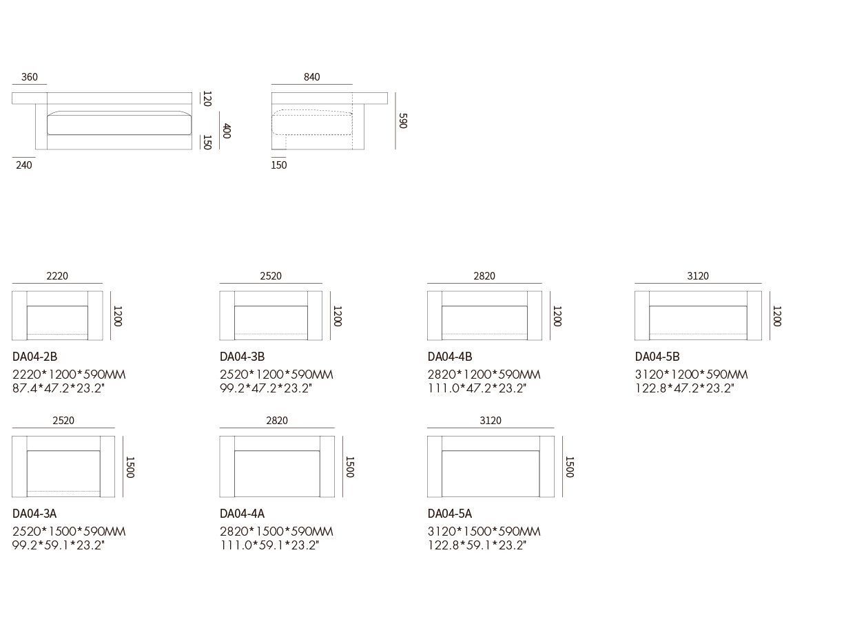 Ткань диван HC28 maison CHAI ARCH-00151130 - Вид №3