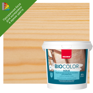 86484697 Пропитка для дерева Bio Color Aqua акриловая матовая прозрачная 0.9 л STLM-0069215 NEOMID