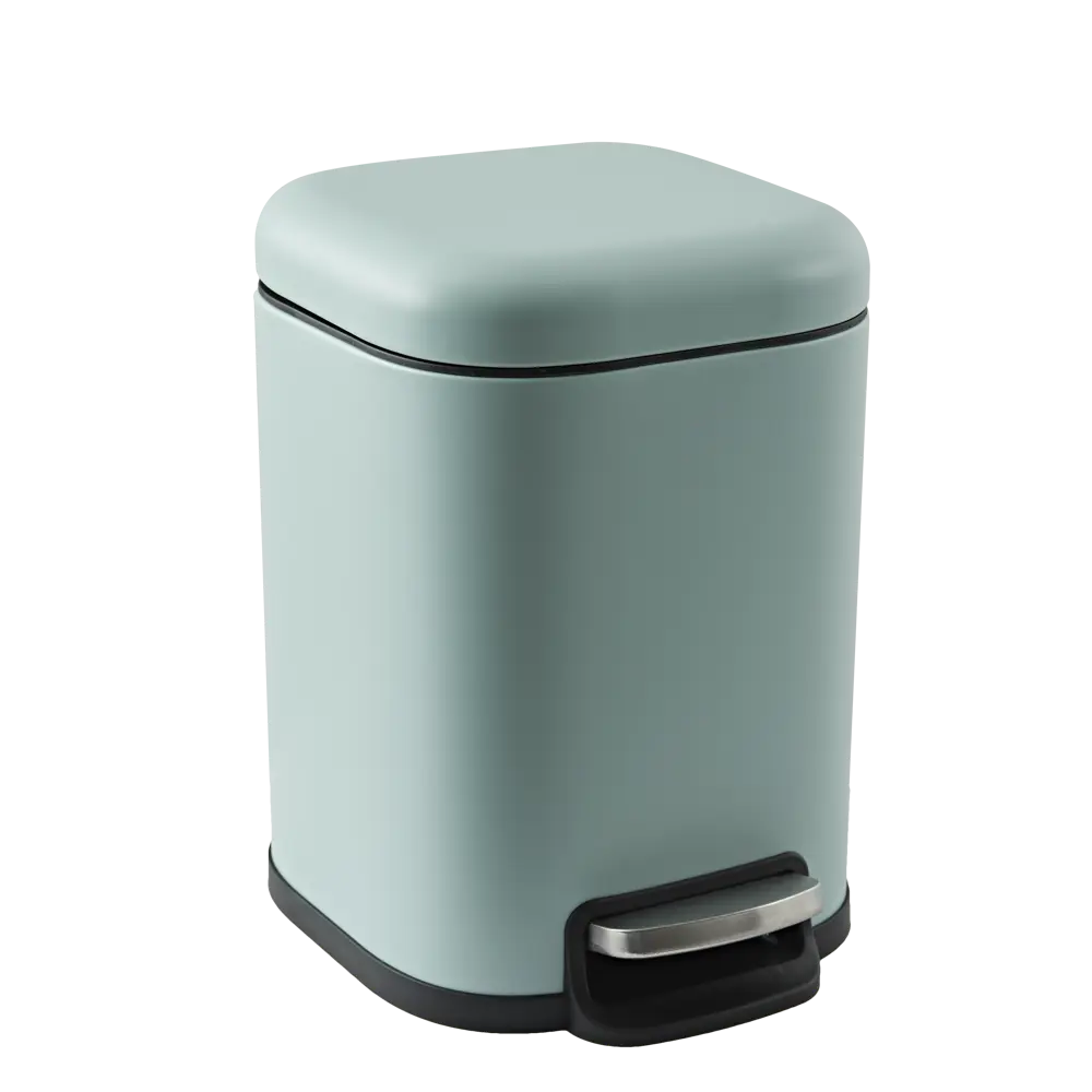 Контейнер для мусора Sensea Remix 6 л сталь цвет серо-зеленый Без серии STLM-2051475