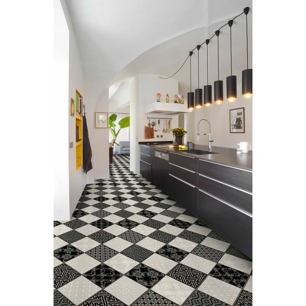 Santreyd Линолеум «Стронг плюс шах 4» с викторианским шахматным узором 82312398 STLM-0889564 - Вид №6