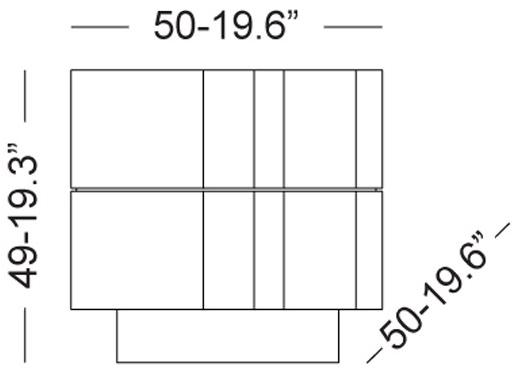 Il Pezzo Mancante Прикроватная тумба из орехового дерева квадратная с ящиками Il pezzo 2 sun-id-1433383 - Вид №4