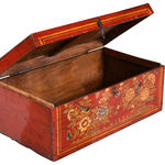 FUBR002 Красная лакированная китайская шкатулка ijlbrown  - Вид №8