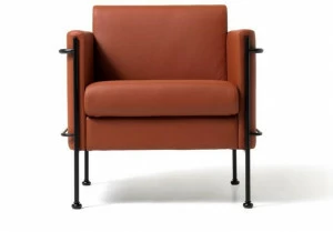 Diemme Кожаное кресло с подлокотниками Jazz