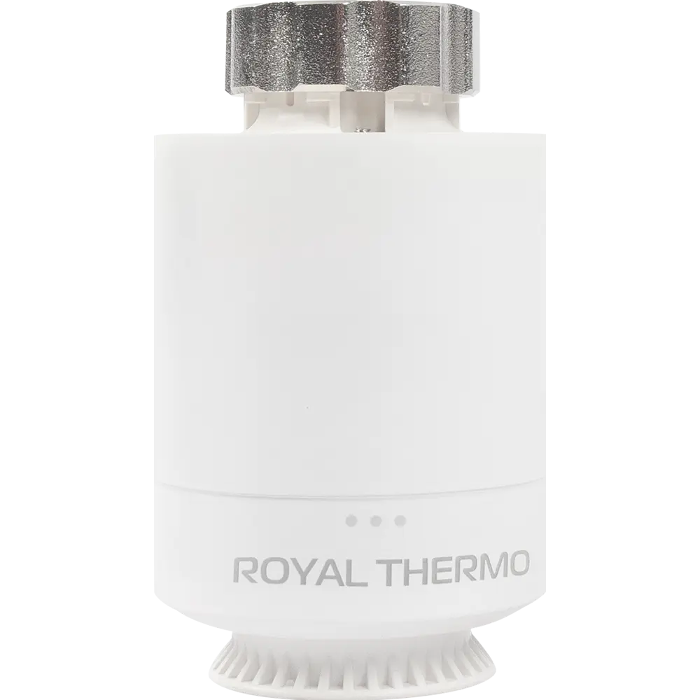 84335010 Термостатическая головка жидкостная Royal Thermo Smart Heat M30x1.5 белая STLM-0048520  - Вид №5