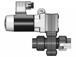 SANIT 354031511 2/2-ходовой тип электромагнитный клапан SF 22, R 3/8 "- 1/2", резьбовые гнезда, NC
