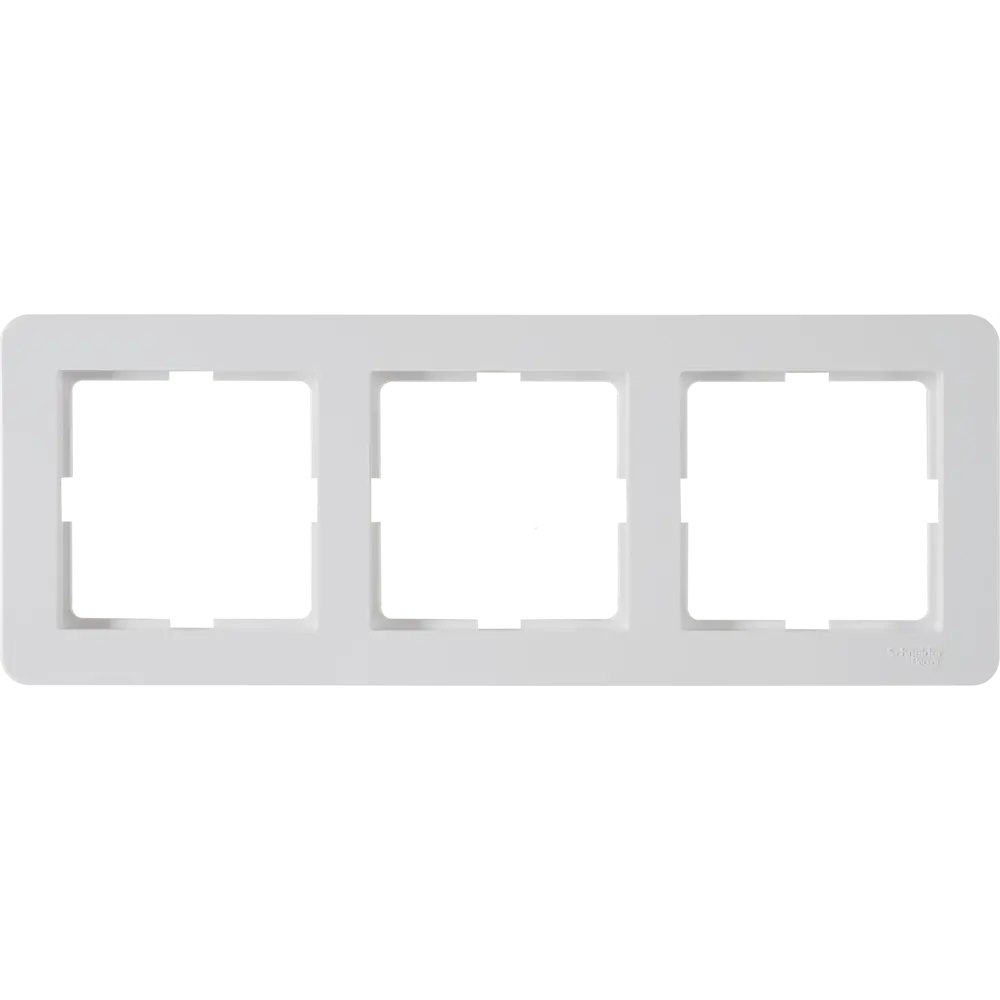 Рамка трехместная SYSTEME ELECTRIC W59 Deco для розеток и выключателей 82593335 STLM-0030828