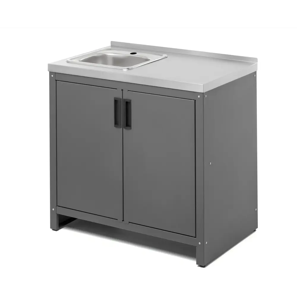 Тумба с мойкой Gratar Patio Т850М нержавеющая сталь 54x85.5x86.4 см STLM-2153730