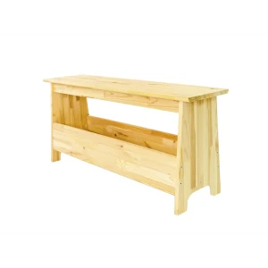 91747142 Скамейка с ящиком С-пром 28x45x100 см дерево цвет натуральное дерево STLM-1437164