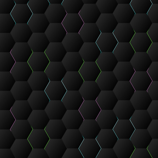 Стеновые панели - Гексагон блэк