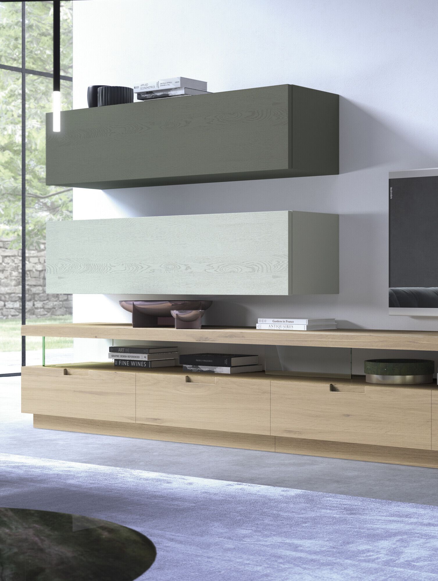 Модульная модульная стена из массива дерева Devina Nais Ноль.16 ARCH-00065357 - Вид №9