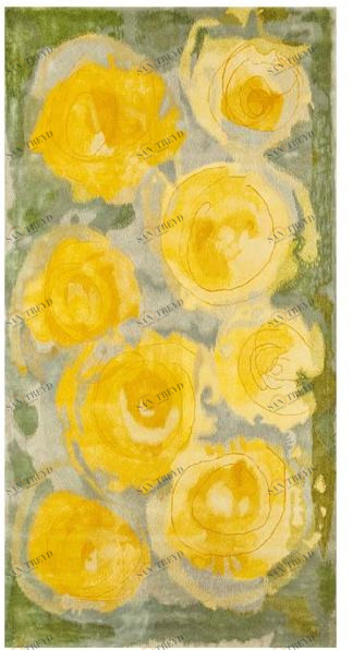 NOW Carpets Прямоугольный коврик ручной работы Anna muravina Gri-1 