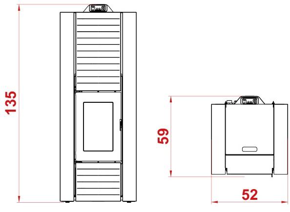 PALAZZETTI Пеллетная печь класса а ++ sun-id-1389259 - Вид №3