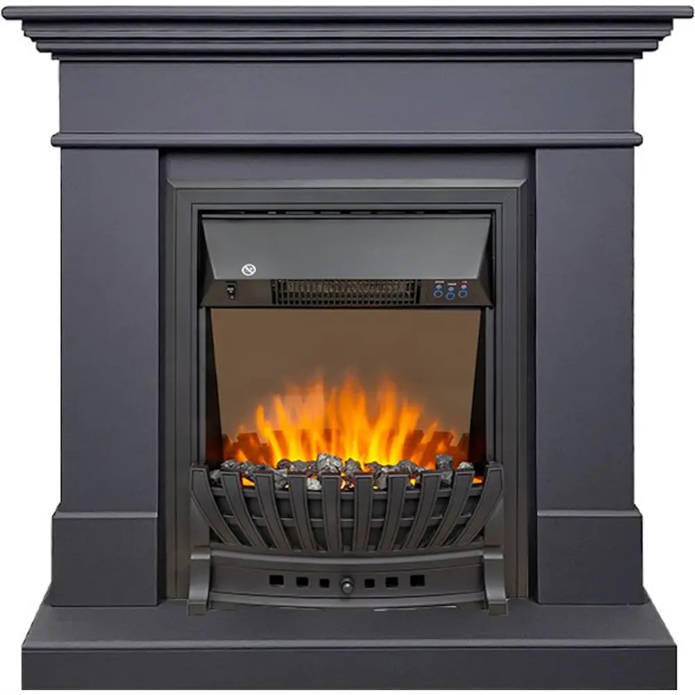 Каминокомплект Royal Flame California STD SFT разборный Aspen Black 1.5 кВт цвет серый графит STLM-2046891