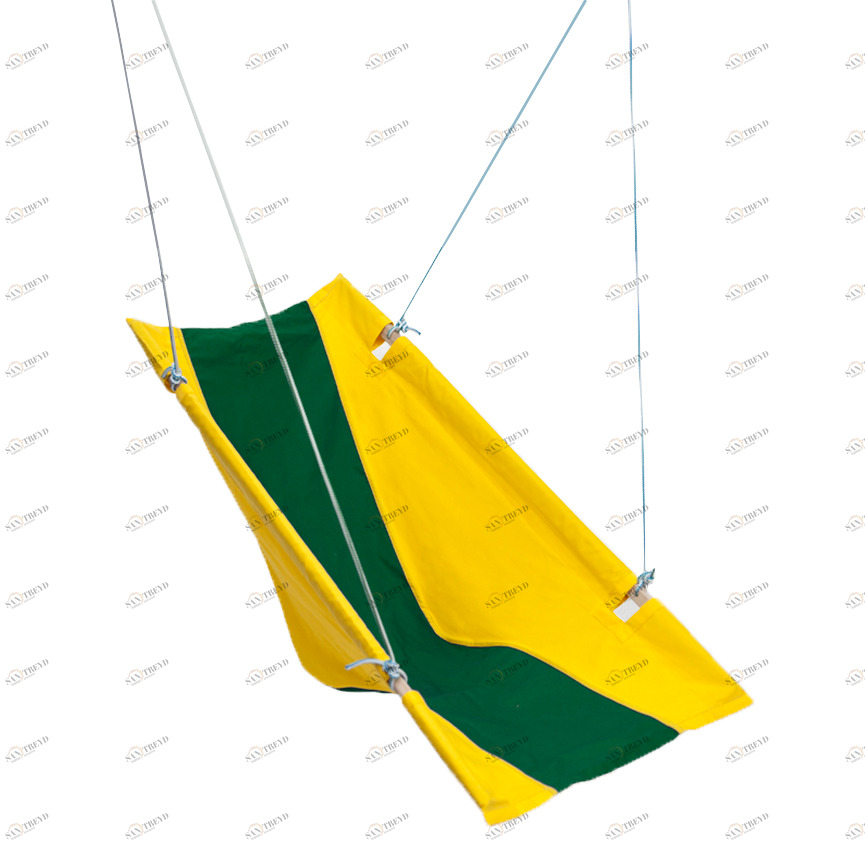 Гамак детский эргономичный желто-зеленый ПОКАЧАЙКА  326719 Желтый;зеленый Santreyd 