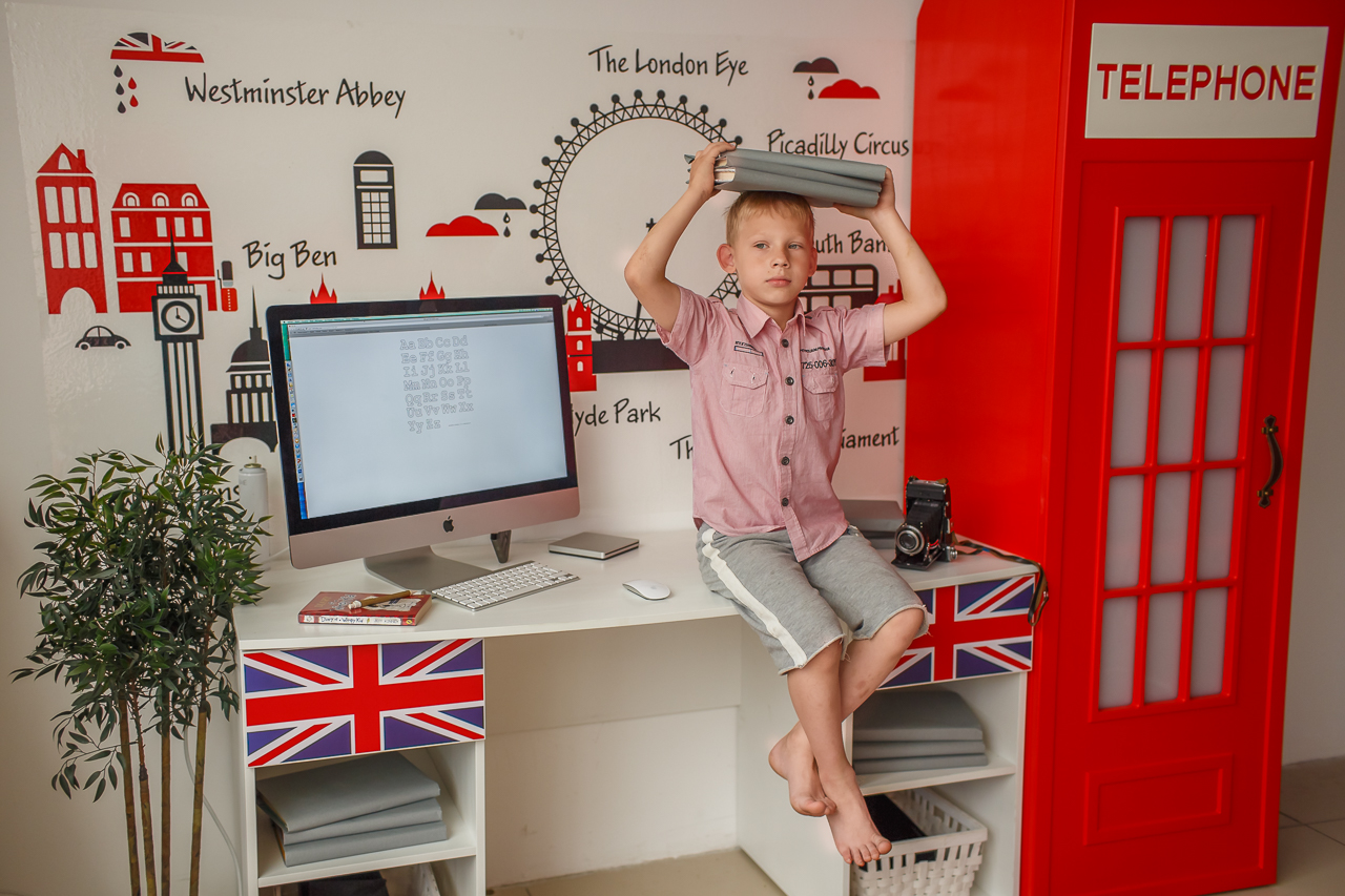 Детский письменный стол "Лондон" МАНДАРИН ЛОНДОН 178736 Белый Santreyd  - Вид №5