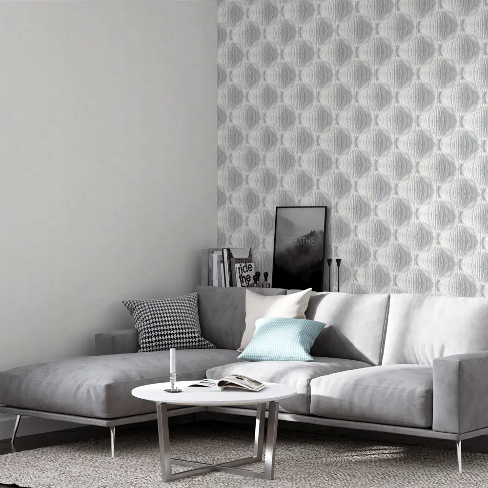 Обои флизелиновые Palitra Home Atmosphere серые 1.06 м HC71660-14 STLM-2058049 - Вид №3