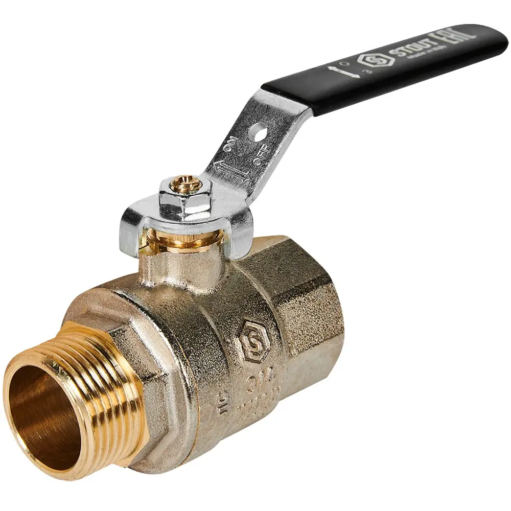 Шаровой кран STOUT DN20 для систем водоснабжения и отопления 89395503 STLM-1379892