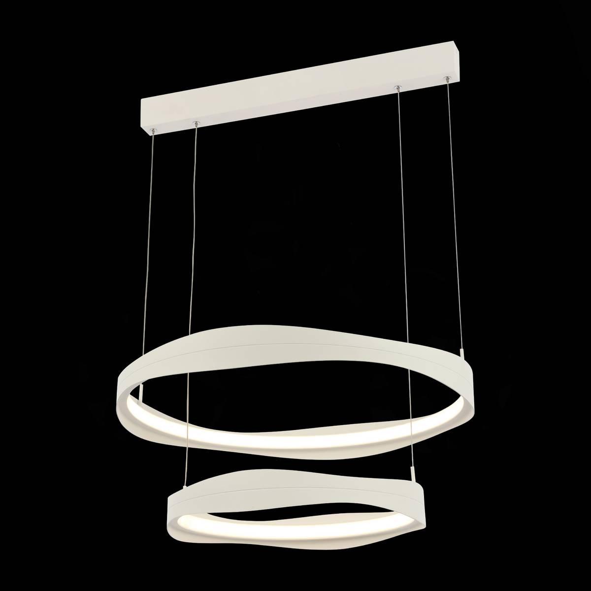 Подвесной светильник светодиодный белый Elazzo SL1594.503.02 ST LUCE ДИЗАЙНЕРСКИЕ, ОРИГИНАЛЬНЫЕ 00-3890169 Белый  - Вид №2
